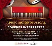Apreciación Musical: Jóvenes Intérpretes, Tijuana 2024