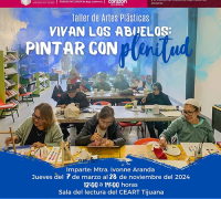 Taller de Artes Plásticas: Vivan los Abuelos Pintar con Plenitud, Tijuana 2024