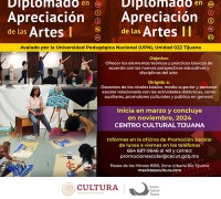 Diplomado en apreciación de las Artes I y II, Tijuana 2024