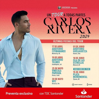 Carlos Rivera: Un Tour A Todas Partes, Tijuana 2024