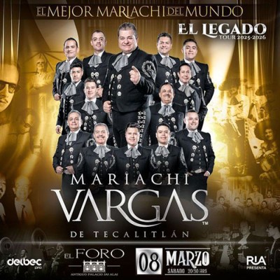 Mariachi Vargas de Tecalitlan: El Legado Tour, Tijuana 2025