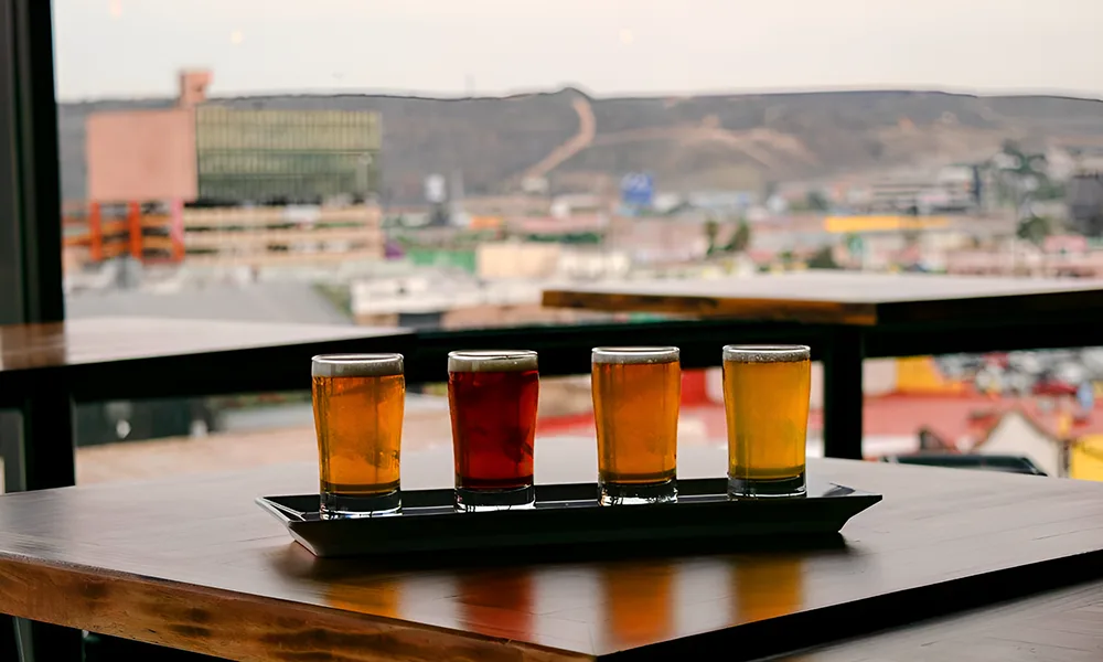 Cerveza artesanal en la ciudad